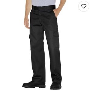Dickies Black Cargo Pants Relaxed Fit